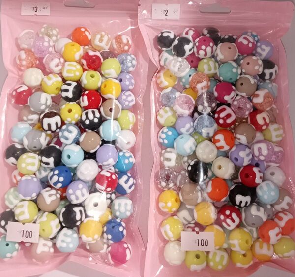 ☆大特価 100点 ペイント ミックス ビーズ