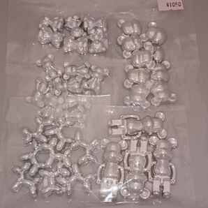 ☆35点 シルバーカボション くま バルーンドッグ