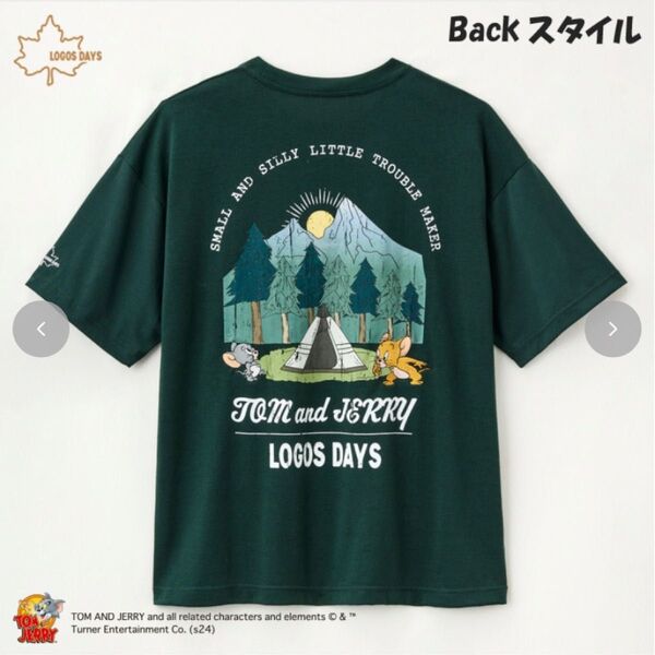 訳あり 新品未使用 タグ付き トムとジェリー ロゴス コラボTシャツ