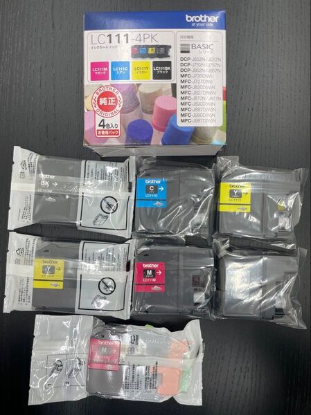brother ブラザー 純正品 LC111-4PK プリンター インクカートリッジ 有効期限 2027/08 おまけ付き
