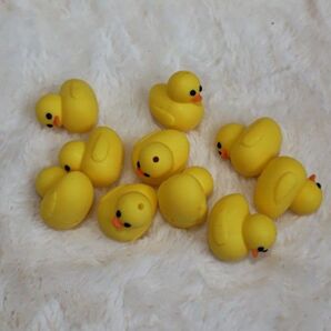 まとめ売り☆シリコンあひるビーズ 10個