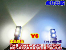 (P)車種別 爆光 LEDバックランプ タント【TANTO】 L375・385S H22.9 ～ H25.9 T16 LED サムスンxCREEコラボ T16 11w ホワイト 取付簡単_画像4