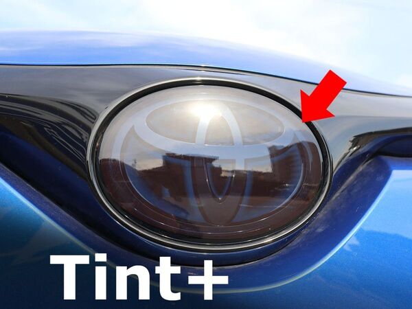 Tint+水洗→再利用Ok C-HR エンブレム スモークフィルム (スモーク20%) CHR ch-r