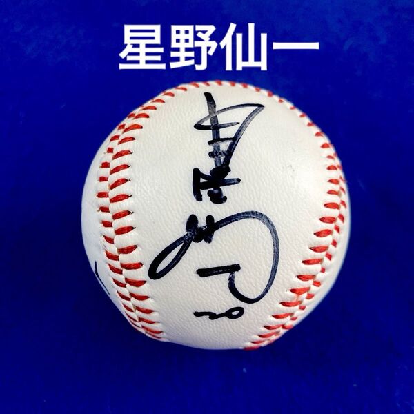 ドラゴンズ4選手 寄せ書き 星野仙一 鈴木孝政 大島康徳 田尾安志 ロゴボール