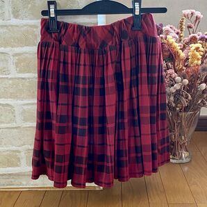 ★美品 イーハイフン プリーツミニスカート