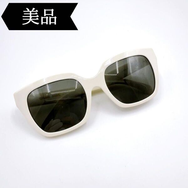 ◇セリーヌ◇CL40198F/プラスチック/サングラス/ブランド/ホワイト