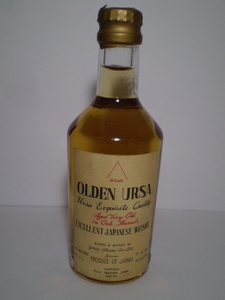 ミニチュア ・ 合同酒精( 株 ) 「 Olden URSA 」 アメリカ向け輸出品 ・ Excellent Japanese Whisky ・ 超レアー品