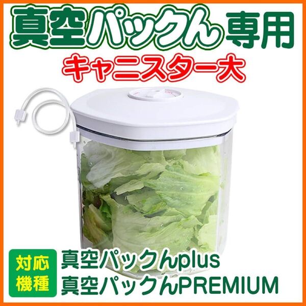 キャニスター 大 1ケ 真空パックん専用 別売りキャニスター (大1個)