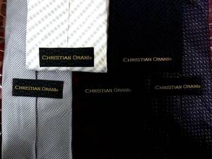 ★3767★SALE【全てオラーニ「CHRISTIAN　ORANI」ネクタイ・５本セットで！超お買得！】ネクタイ③★