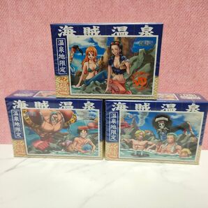 新品未開封 ONE PIECE ミニパズル 海賊温泉 3点セット 温泉地限定 ワンピース ルフィ ゾロ ナミ サンジ チョッパー