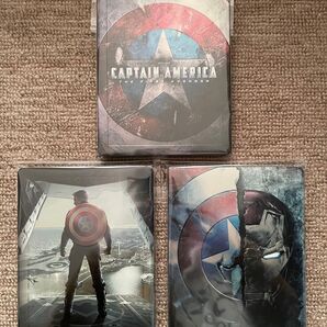 【3D Blu-ray】キャプテン・アメリカ 3作品セット スチールブック