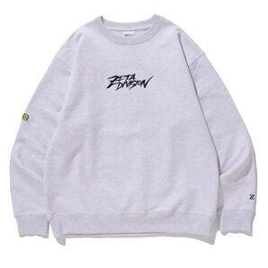 ZETA BRUSH STROKE LOGO CREW NECKトレーナー