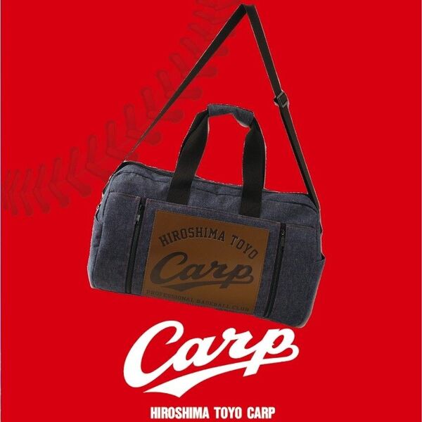 カープデニムボストンバッグ!2025 新グッズ完売品!おまけ付き♪