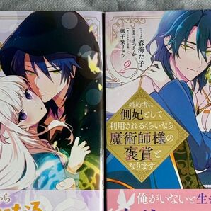 婚約者に側妃として利用されるくらいなら魔術師様の褒賞となります. 初版 帯付き 1巻 新刊 2巻