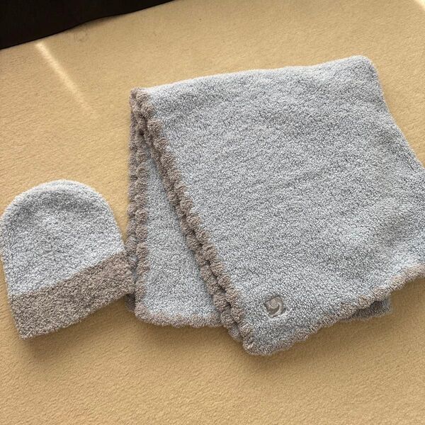 未使用!kashwere カシウエア ベビー ブランケット 帽子 セット