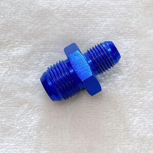 ホース継手アダプター ANG AN8 ストレート オートカー燃料 オイルエアホースエンド継手アダプター コネクタ ブルー