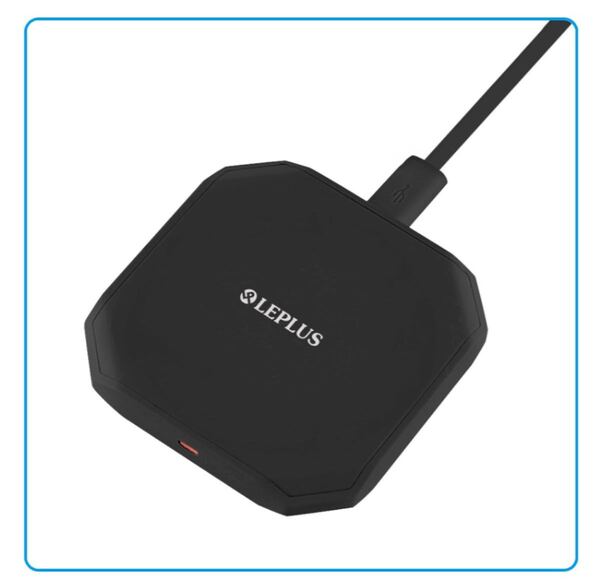 スマートフォン(汎用) Qi(チー)ワイヤレス充電器/スクエア ブラック