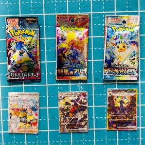 ミニチュア ポケモンカード テラスタルフェス バトルパートナーズ 熱風のアリーナ ナンジャモ ブラッキー ガブリアス SAR