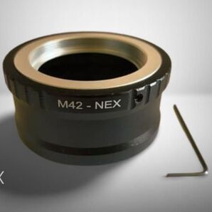 【新品】M42-NEX ボディ マウントアダプター (Eマウントカメラ) M42レンズ-NEXマウントカメラ