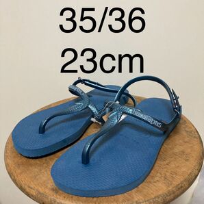 HAVAIANAS レディース TWIST サンダル ブルー系 AZUL