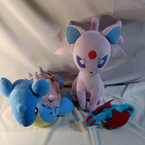 ポケットモンスターぬいぐるみボーマンダ&めちゃもふぐっとエーフィ&ラプラス