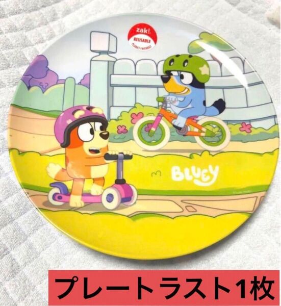 海外キャラクター bluey ブルーイ メラミンプレート カトラリー 輸入雑貨