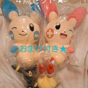 ポケモンぬいぐるみ4点セット☆ セット販売のみです! 写真⑥4月末までのおまけ!!!4月末閉めます!!