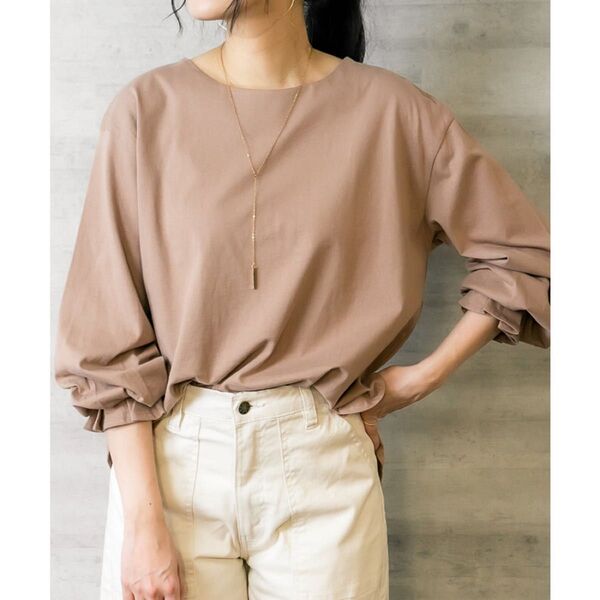 【新品】 atONE アットワン 長袖 FREE Tシャツ カットソー フリーサイズ