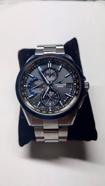 OCEANUS OCW-T2600G-1JF 外装交換済ですがバックルにキズあり