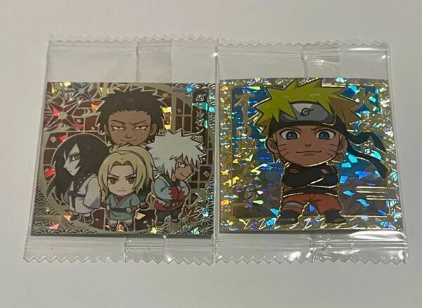にふぉるめーしょん 新品未開封 ナルト疾風伝忍界シールウエハース SEC シークレット ヒルゼン班 うずまきナルト 2枚セット