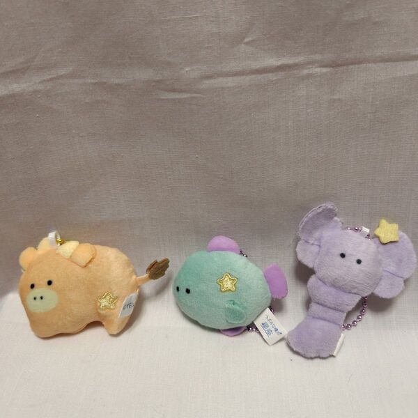 つぶらな瞳の星座 ぷちマスコットBC おうし座 うお座 さそり座 3つセット