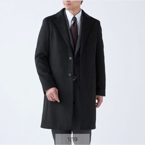 【新品】JOHN PEARSE comfort チェスターコート/ブラック×ソリッド コナカ