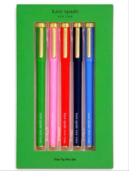 Kate Spade ケイトスペード 5色ペンセット