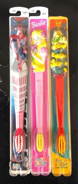 歯ブラシ アメリカ スパイダーマン バービー レトロ コレクション バズライトイヤー 希少品