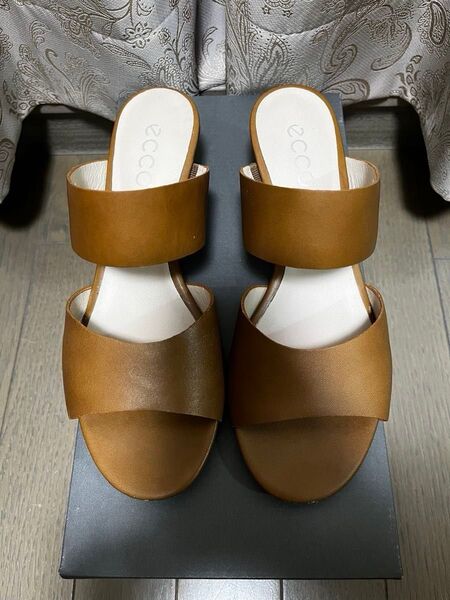 ECCO SHAPE SLEEK SANDAL 45 エコー レディース サンダル ミュール プレミアムスムーズカーフレザー