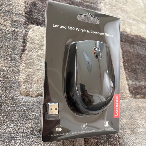 【値下げ】新品★Lenovo 300 ワイヤレス マウス 黒
