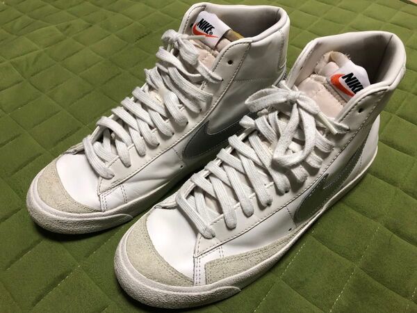 NIKE BLAZER ホワイト シルバー スニーカー シューズ ナイキ