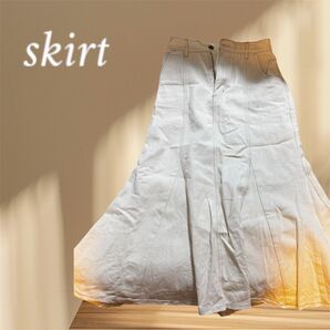 春スカート デニムスカート リボン