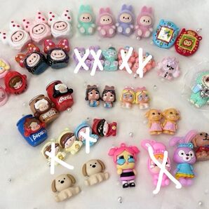 【52】1個140円~*カスタムビーズ*穴あり*カン付き*フィギュアビーズ