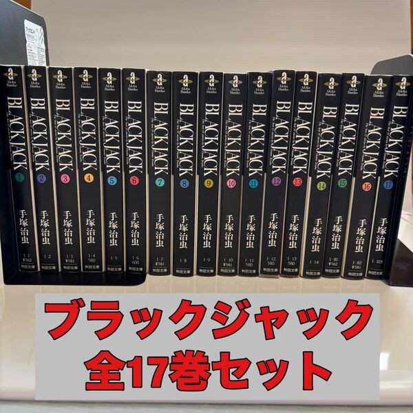 ブラック・ジャック 文庫版 1-17巻 全巻セット (秋田文庫) 手塚治虫/著