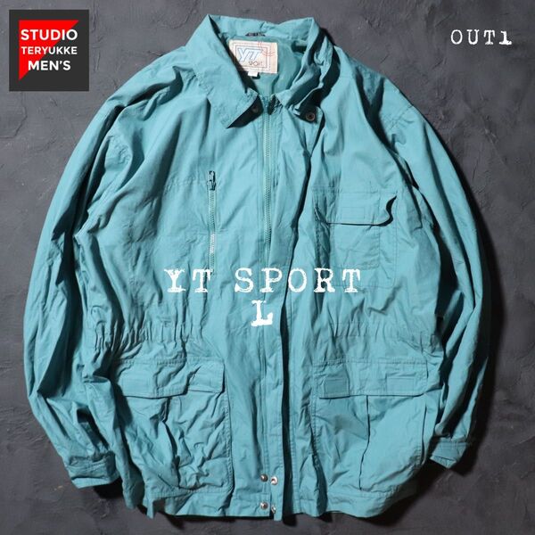 YT SPORT ワークジャケット シンプル 無地 多機能 L