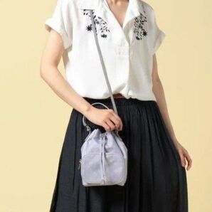 russet soeru mini bag 巾着バッグ 巾着型 2way ショルダーバッグ ハンドバッグ ナイロン レザー