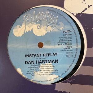 DAN HARTMAN & LOLEATTA HOLLOWAY,INSTANT REPLAY レコードSingle 再発盤