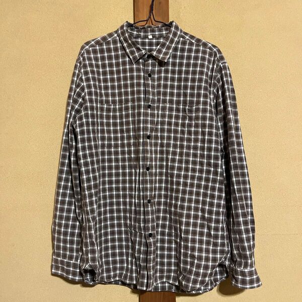 無印良品 チェックシャツ XL