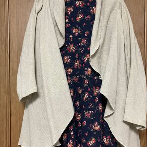 カーディガン 羽織 長袖 フリーサイズ