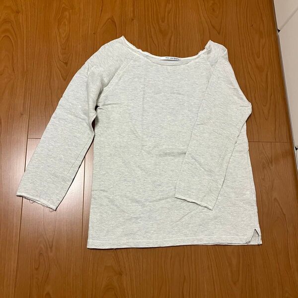 美品 ユナイテッドアローズ Tシャツ トップス 杢ライトグレー PINKLABEL