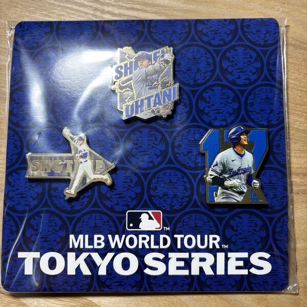 大谷翔平 MLB TOKYO SERIES 開幕戦 ピンバッジ3種セット