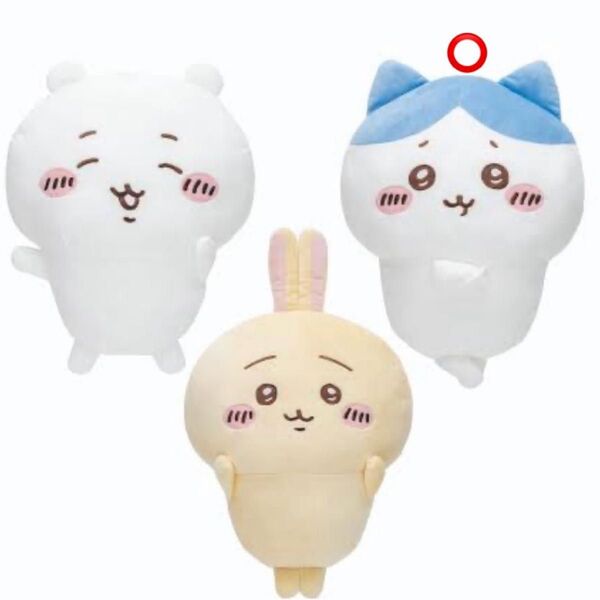 ちいかわ入れ替わってるぬいぐるみBIG【ハチワレ(うさぎ)】