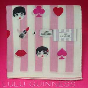 【未使用新品】　LULU　GUINNESS　ルルギネス　ハンカチ　18　8501