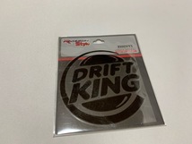 汎用ステッカー type18 DRIFT KING 車 パーツ 傷隠し グリル フェンダー バンパー ボンネット エアロ パーツ シール_画像4